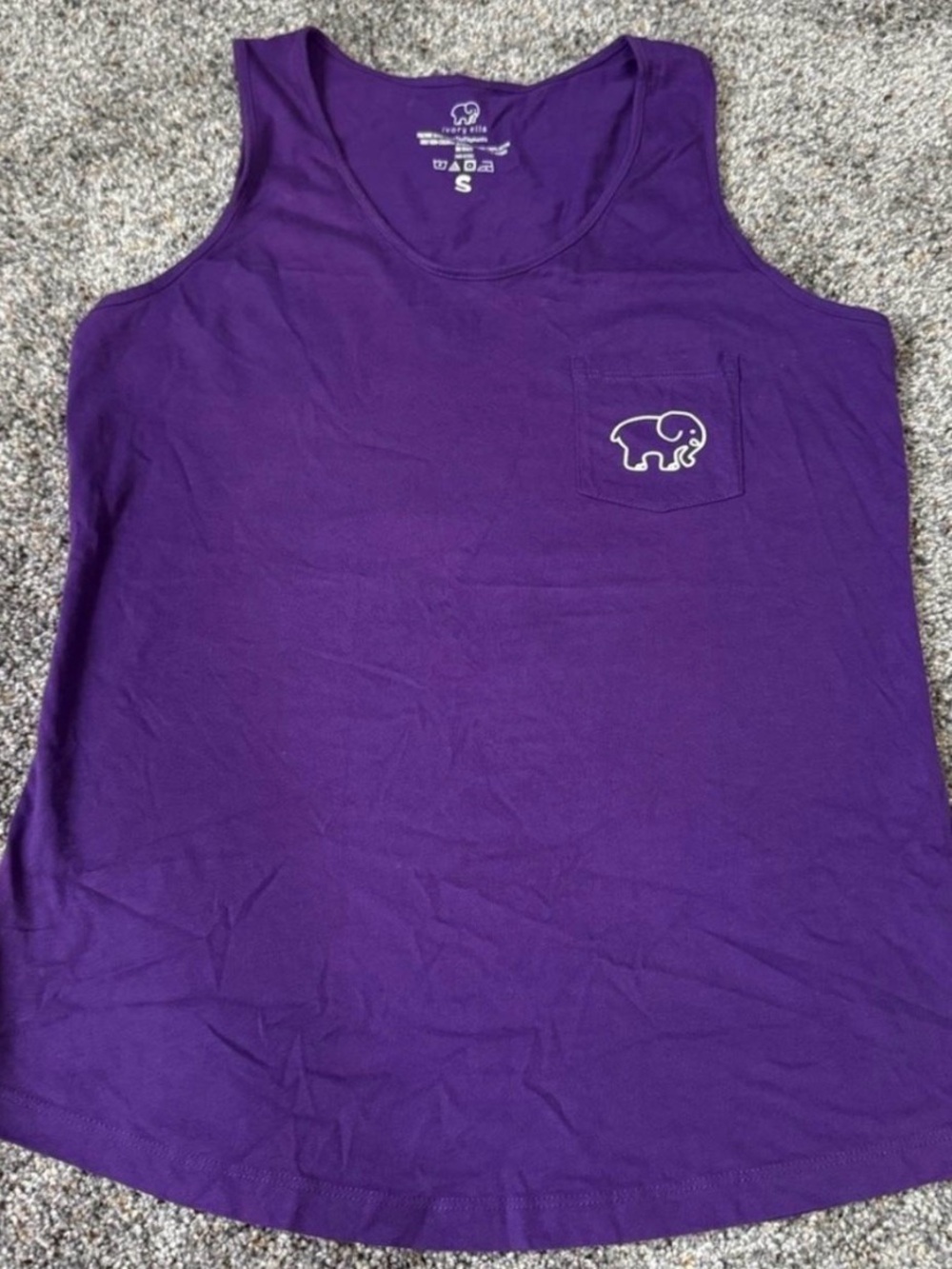 ivory ella Purple Elephant Mandala Tank